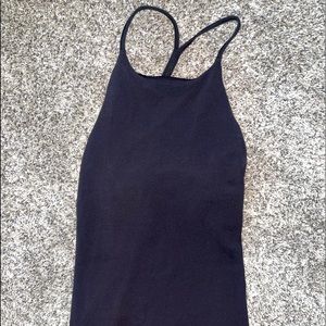 Lululemon black racer back tanktop